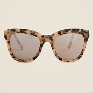 J. Crew Cabana Oversized Sunglasses Beige Tortoise H8908